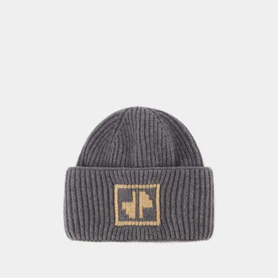 Patou Bonnet Jp -  - Laine - Gris In Grey