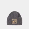 Patou Bonnet Jp -  - Laine - Gris