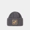 Patou Bonnet Jp -  - Laine - Gris In Grey