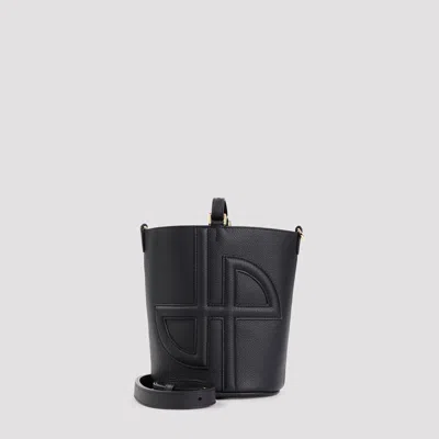Patou Small Jp Bucket Bag In Black