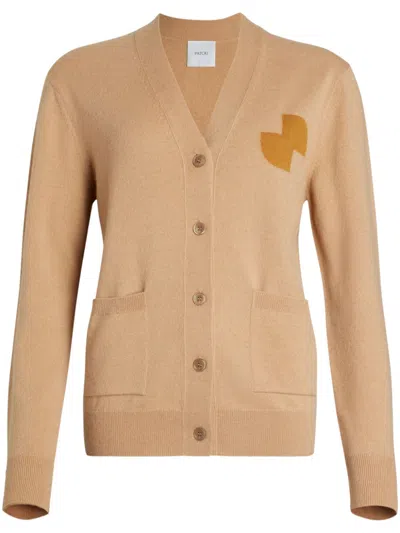 Patou Jp Cardigan In 褐色