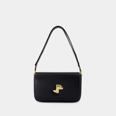 Patou Jp Classic Shoulder Bag In Black