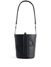 Patou Small Embossed Jp Bucket Bag In 黑色
