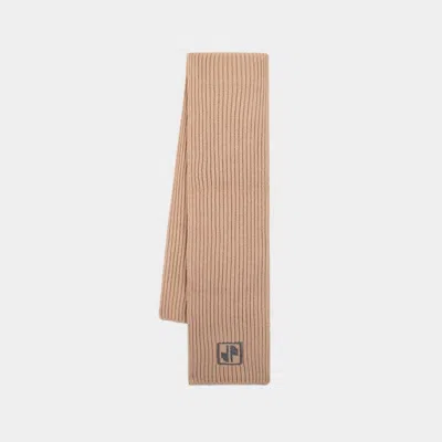 Patou Jp Scarf In Brown