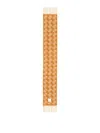 Patou Jp Monogram Wool-blend Scarf In Beige