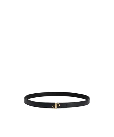 PATOU JP THIN LEATHER BELT