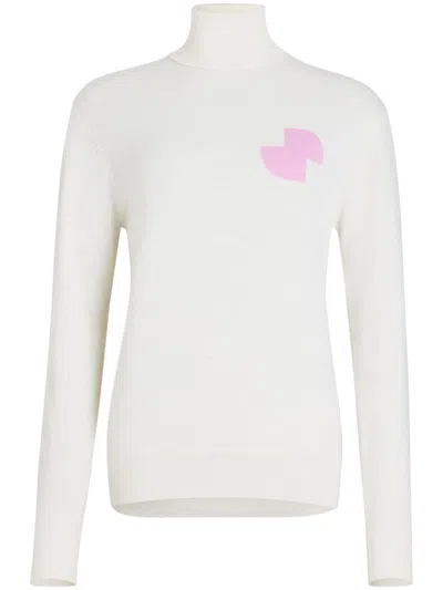 Patou Jp Turtleneck Sweater In Multicolor
