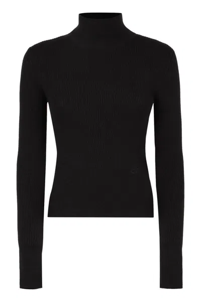 Patou Jumper Turtleneck Merino Wool Sweater