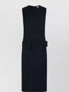 Patou Knee Length Dress With Front And Back Slits