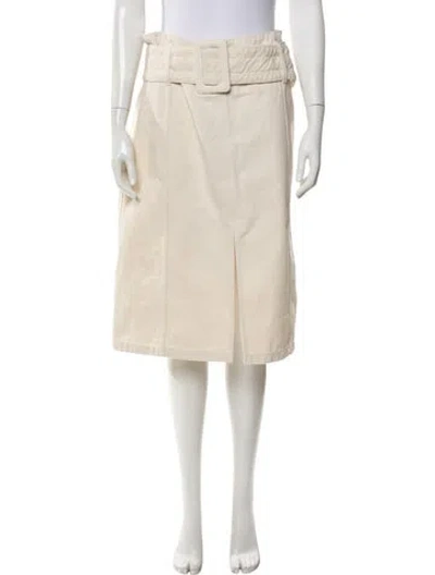 Pre-owned Patou Knee-length Skirt In Neutral