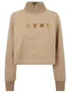 Patou Art Deco Sweatshirt In Biscuit