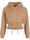 Patou Knitted Hoodie In 褐色