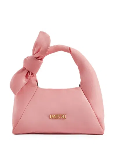 Patou Knot Tote Bag In Pink