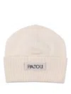Patou Label Beanie In Brown
