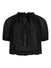 Patou Lace Blouse In Black