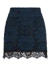 Patou レース ミニスカート In Blue
