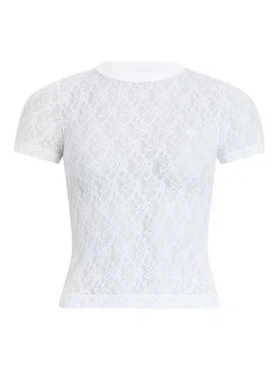 Patou Lace T-shirt In Gray