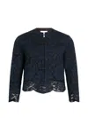 Patou Lacework Jacket In Blue