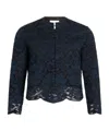 Patou Lacework Jacket In Blue