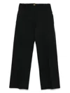 Patou Large Belt Trousers In Schwarz