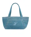 Patou Jp Small Raffia Tote Bag