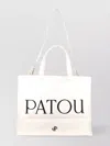 Patou Oversized Carryall Tote Bag In White