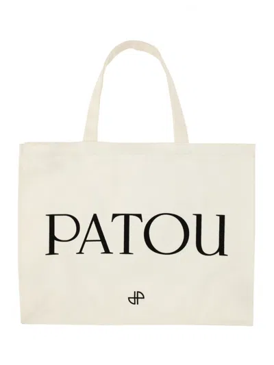 Patou Large Tote Bag In White