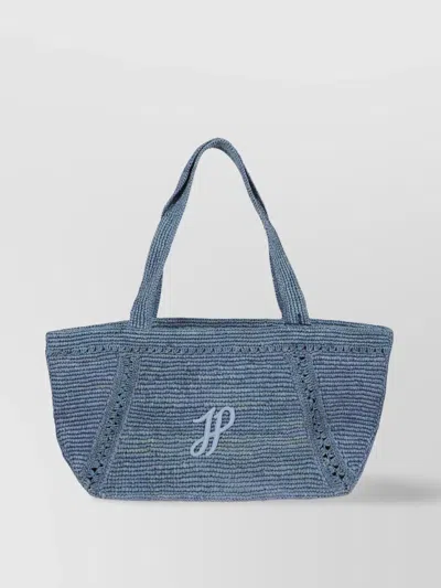 Patou Large Trapeze Tote Bag With Dual Handles