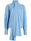 Patou Lavallière Blouse In Blue