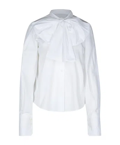PATOU PATOU ASCOT TIED-NECK BLOUSE