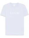 Patou Lavender T-shirt With White Logo Print