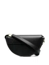 Patou Leather Shoulder Bag With Adjustable Strap