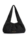 Patou Le Biscuit Shoulder Bag In Black