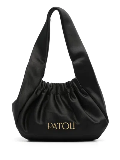 Patou Le Biscuit Tote Bag In Black