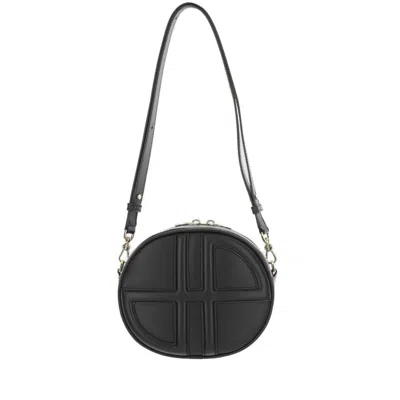 Patou Le Jp Leather Bag In Black