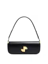 Patou Le Lock Baguette Bag In Black