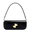 Patou Shoulder Bag With Structured Silhouette And Adjustable Strap In Black