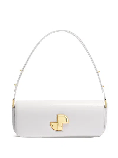Patou Le Lock Baguette Schultertasche In Weiss