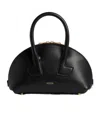 Patou Shoulder Bag Structured Detachable Strap In Black