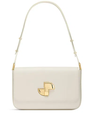 Patou Le  Lock Shoulder Bag In White