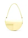 Patou Small Curved Shoulder Bag In Yellow & Orange
