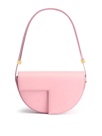 Patou Le Petit  Leather Bag In Nude