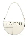 Patou Handbag With Logo In White Black