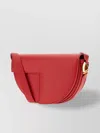 Patou Leather Crossbody Bag Strap Adjustable In Red