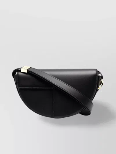 Patou Leather Cut-out Shoulder Bag