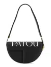 Patou Women's Leather Shoulder Bag In Black