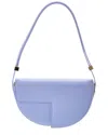 Patou Leather Shoulder Bag In Blue