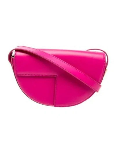 Pre-owned Patou Leather Shoulder Bag In Pink