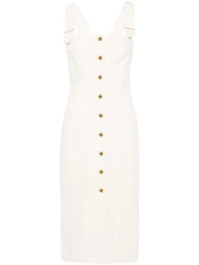 PATOU PATOU LIGHT BEIGE COTTON DENIM DRESS