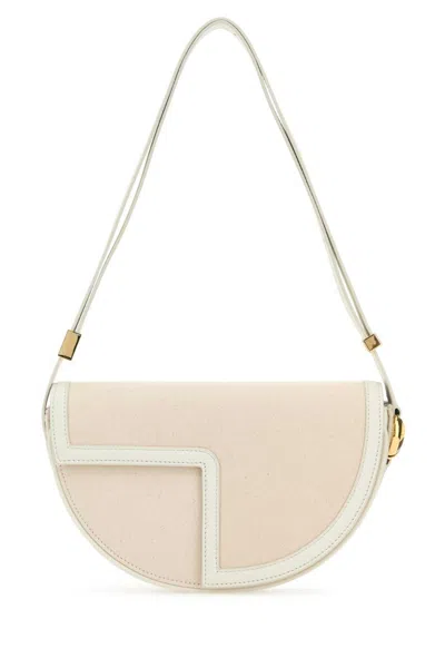 PATOU LIGHT BEIGE LE PATOU SHOULDER BAG